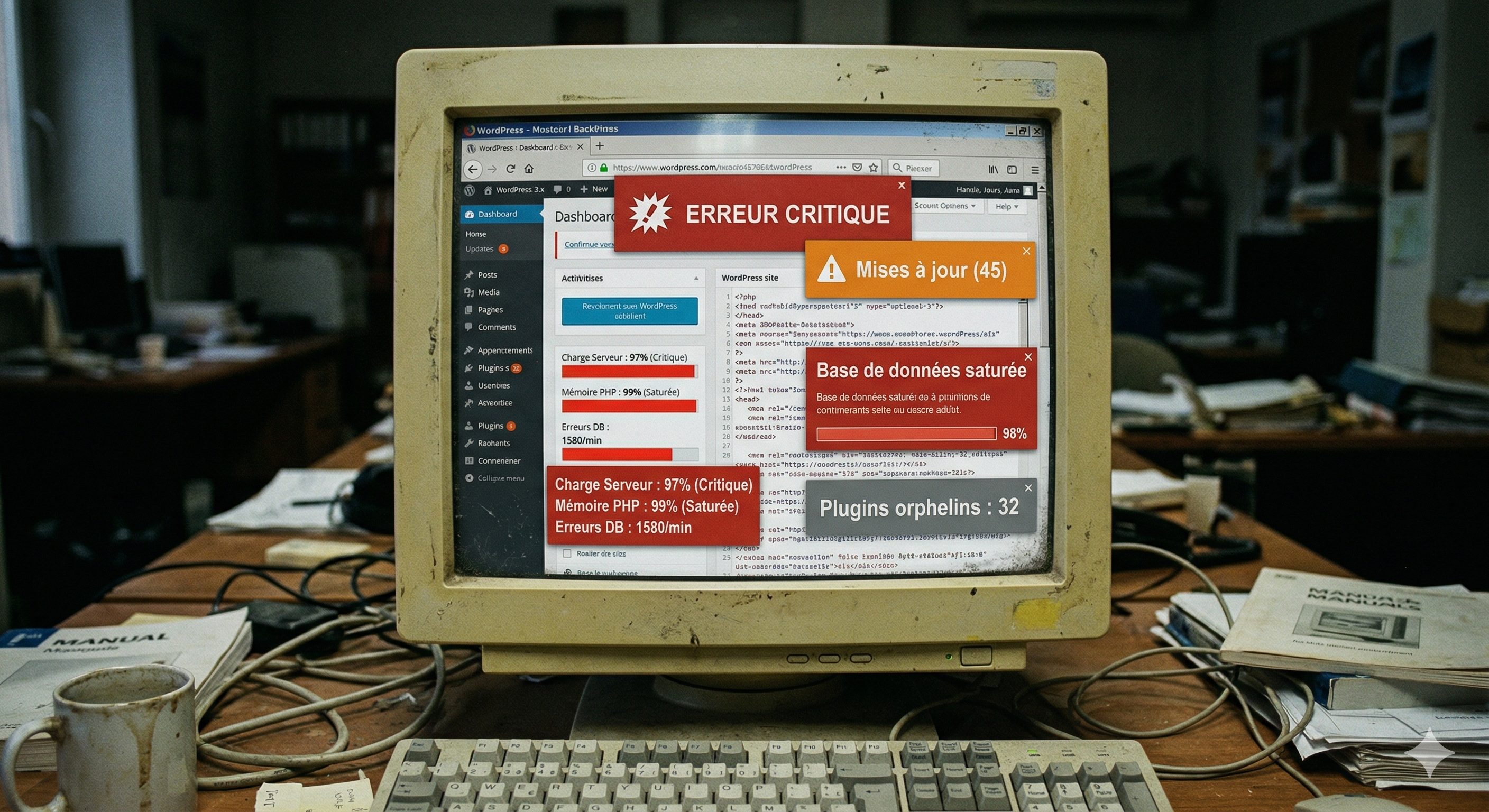 Ancien site web avant la refonte