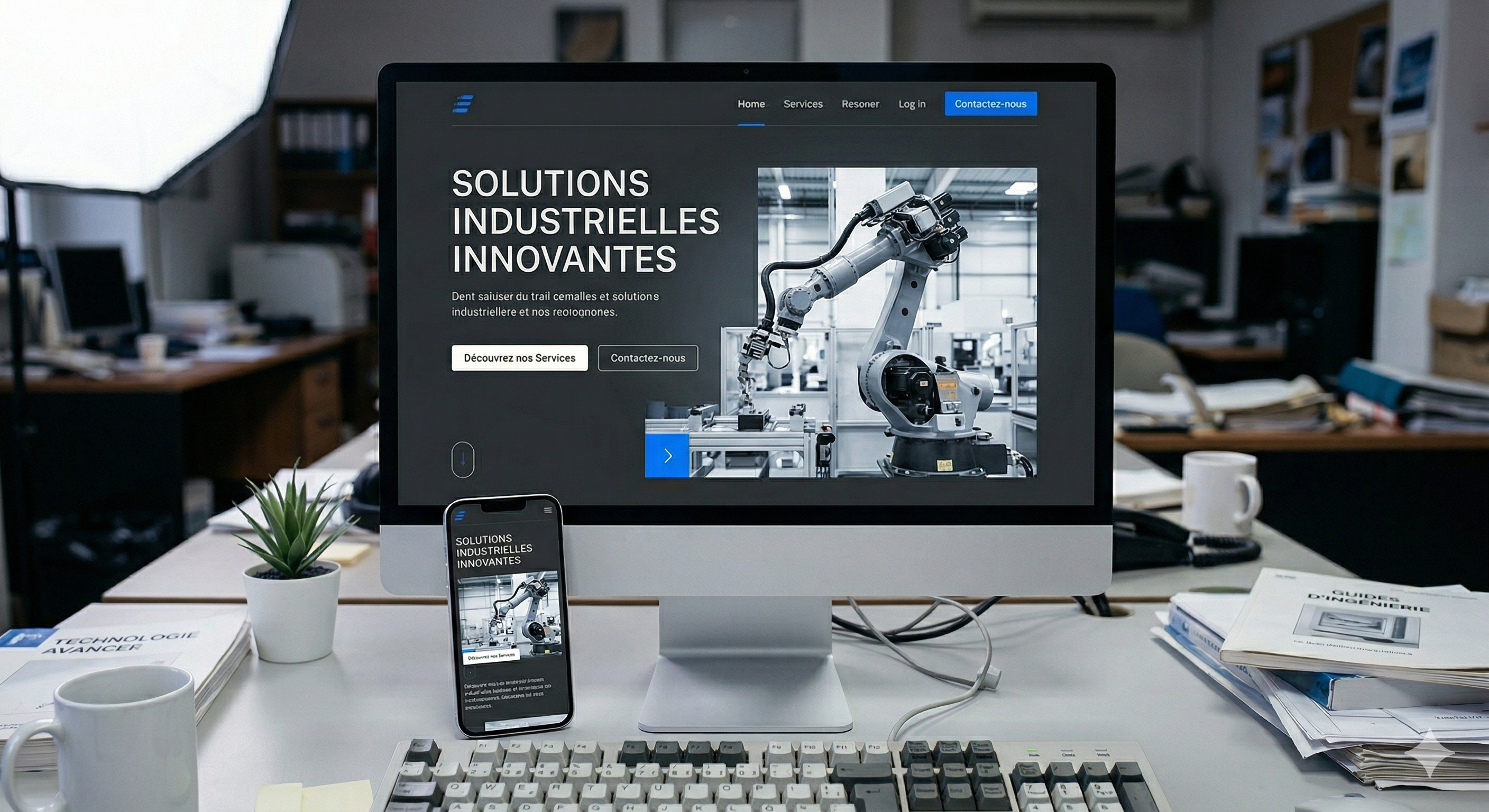 Site web après la refonte